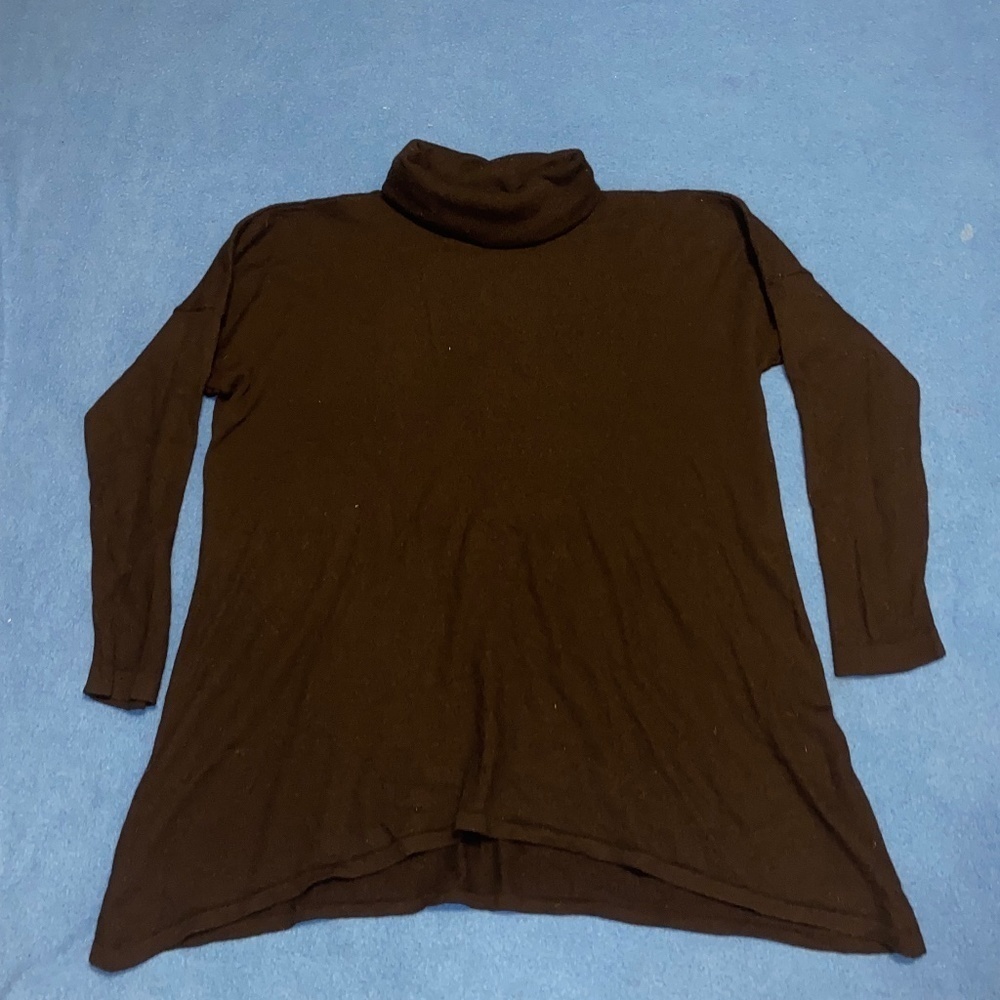 Eileen fisher size large black lightweight sweater
